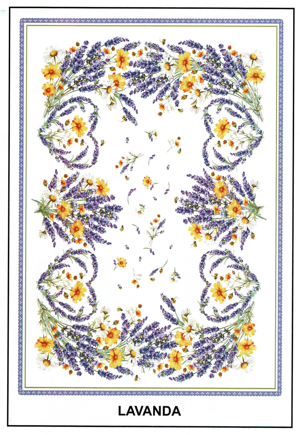 Italiaans tafelkleed Lavanda - katoen - lavendelprint