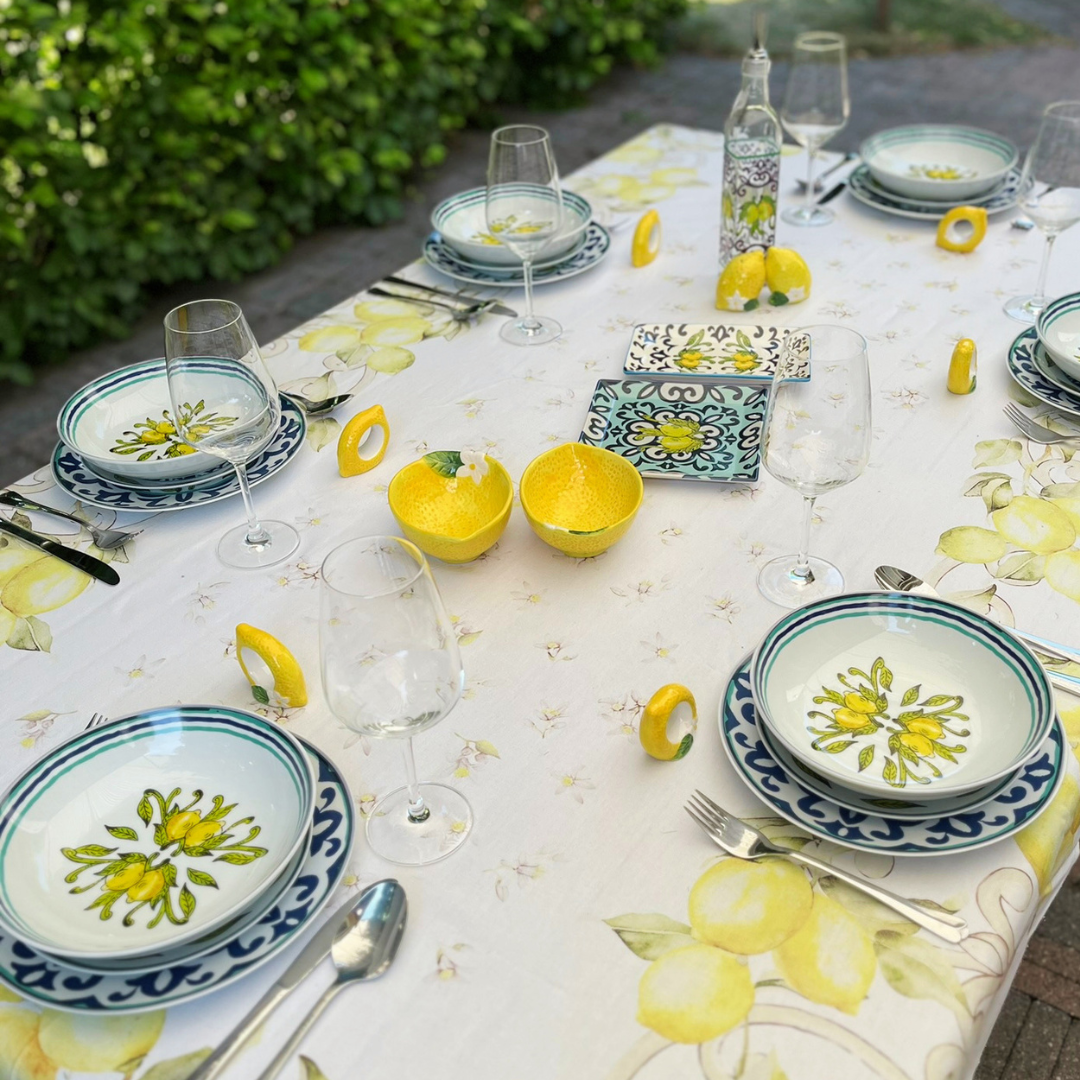18-delig servies - Keramiek - Amalfi